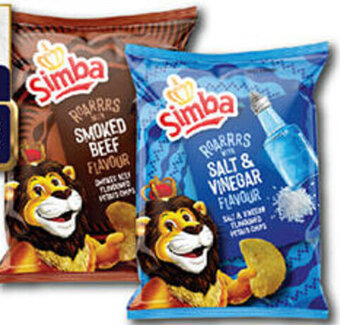 Take 'n Pay Simba Potato Chips Assorted 132g offer