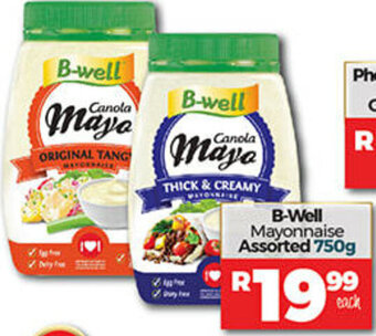 Take 'n Pay B-Well Mayonnaise Assorted 750g offer