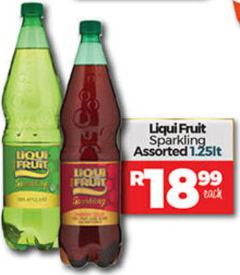 Liqui Fruit Sparkling Assorted 1.25lt