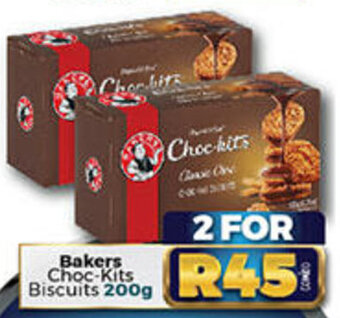 Take 'n Pay Bakers Choc-Kits Biscuits 200g offer