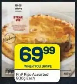 Pick n Pay PnP Pies Assorted 600g offer