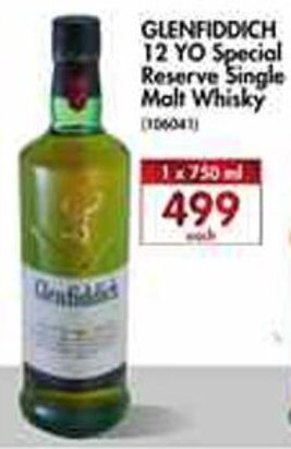 Makro Glenfiddich 12 YO Special Reserve Single Malt Whisky 750ml offer