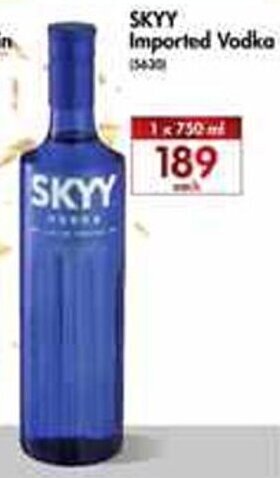 Skyy Imported Vodka 750ml