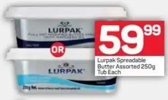 Pick n Pay Lurpak Spreadable Butter Assorted 250g offer