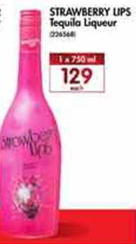 Makro Strawberry Lips Tequila Liqueur 750ml offer
