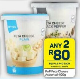 Pick n Pay PnP Feta Cheese Assorted 400g offer