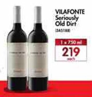 Makro Vilafonte Seriously Old Dirt 750ml offer