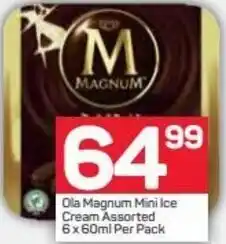 Pick n Pay Ola Magnum Mini Ice Cream Assorted 6 x 60ml offer