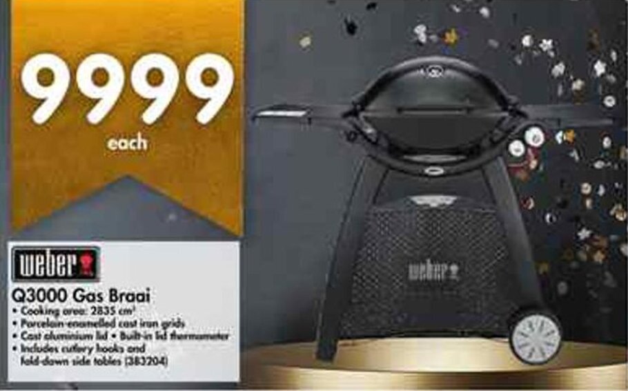 Weber gas braai on sale makro