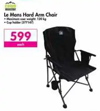 Makro Master Le Mans Hard Arm Chair offer