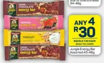 Pick n Pay Jungle Energy Bar Assorted 40-48g offer
