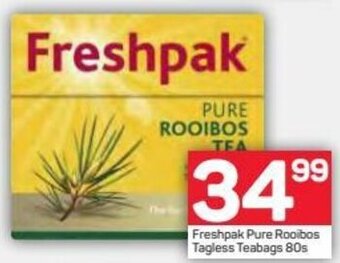 Pick n Pay Freshpak Pure Rooibos Tagless Teabag 80s offer