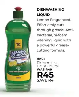 Table Charm Direct TC Dishwashing Liquid offer