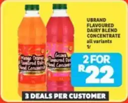 Usave Ubrand flavoured dairy blend concentrate offer