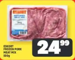 Usave Eskort frozen pork meat mix offer