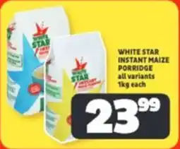Usave White star instant maize porridge offer