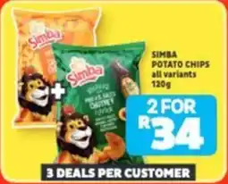 Usave Simba potato chips offer