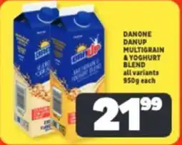 Usave Danone danup multigrain & yoghurt blend offer