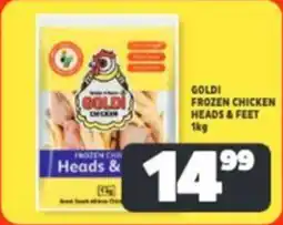 Usave Goldi frozen chicken heads & feet offer