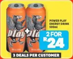 Usave Power play energy drink offer