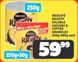 Usave Nescafé ricoffy soluble chicory & coffee granules offer