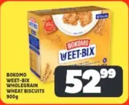 Usave Bokomo weet-bix wholegrain wheat biscuits offer