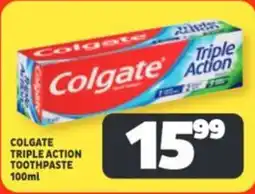Usave Colgate triple action toothpaste offer