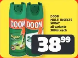 Usave Doom multi insects spray offer