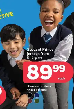 PEP Student prince jerseys offer