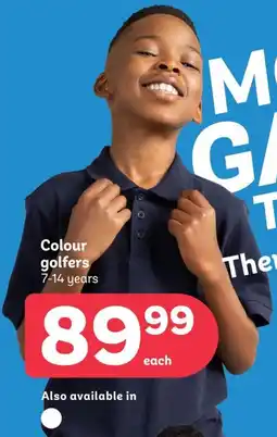 PEP Colour Golfers offer