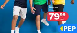 PEP Basic Shorts offer