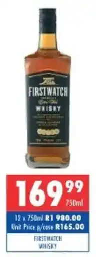 Ultra Liquors Firstwatch Whisky offer