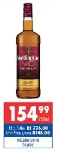 Ultra Liquors Wellington vo brandy offer