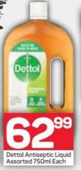 Pick n Pay Dettol Antiseptic Liquid Assorted 750ml offer