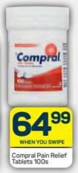 Pick n Pay Compral Pain Relief Tablets 100s offer