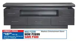 OK Furniture Madison Entertainment Stand offer