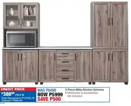 OK Furniture Milla Kitchen Scheme offer
