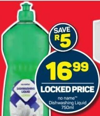 Pick n Pay no name Dishwashing Liquid 750ml offer