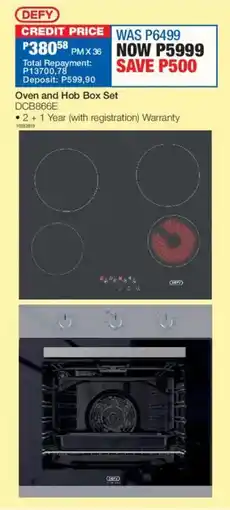 OK Furniture Defy Oven and Hob Box Set offer