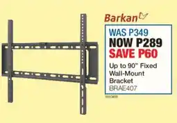 OK Furniture Barkan Up to 90" Fixed Wall-Mount Bracket offer