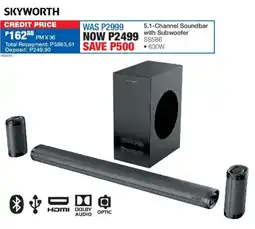 OK Furniture Skyworth 5.1-Channel Soundbar with Subwoofer offer