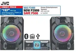 OK Furniture JVC Home Entertainment System offer