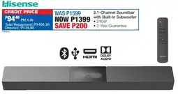 OK Furniture Hisense 2.1-Channel Soundbar with Built-In Subwoofer offer