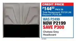 OK Furniture Chelsea Grey Headboard offer