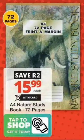 A4 Nature Study Book