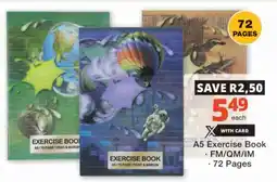 Checkers A5 Exercise Book offer