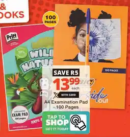 Checkers A4 Examination Pad offer