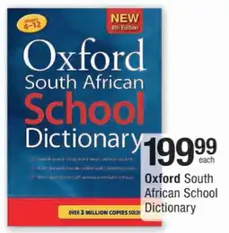 Checkers Oxford South African School Dictionary offer