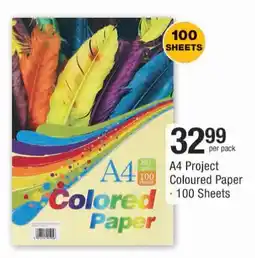 Checkers A4 Project Coloured Paper offer