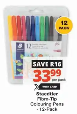 Checkers Staedtler Fibre-Tip Colouring Pens offer
